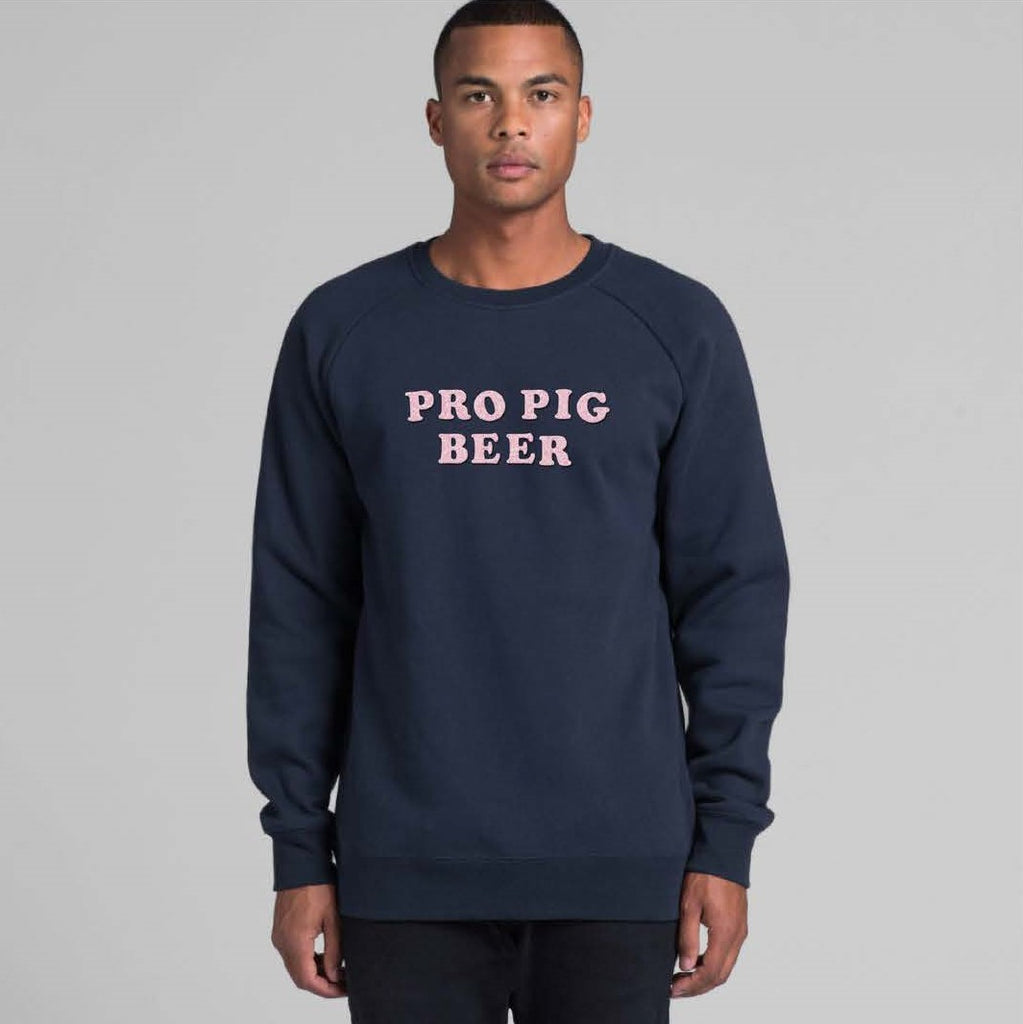 Beer Flocking Crewneck Sweatshirt